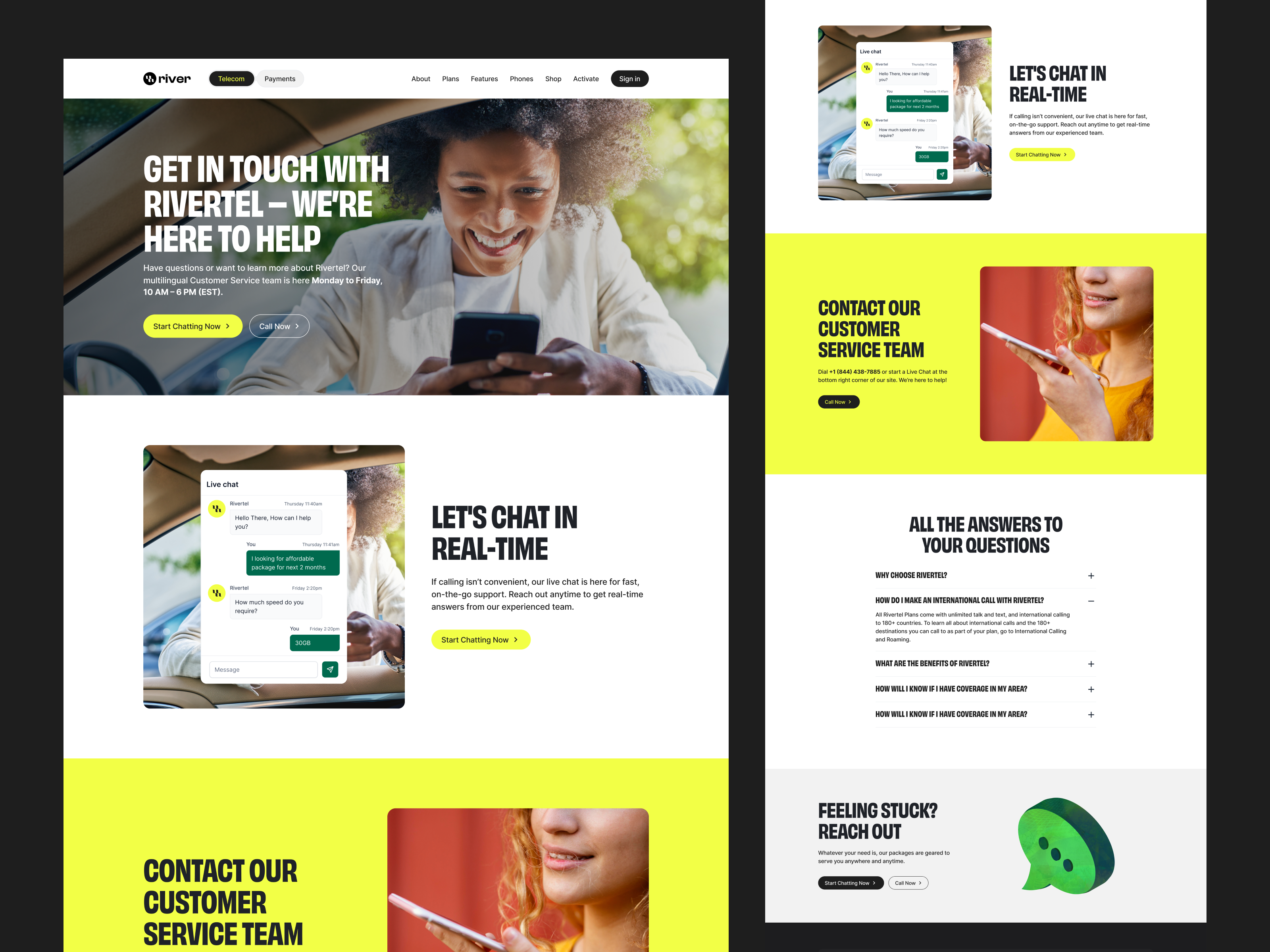 Example of Landing Page Design   Single Page
