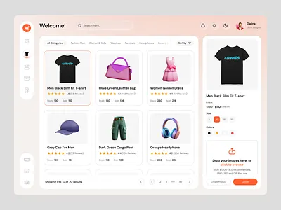 E-commerce Product Management Dashboard UI admin e commerce admin panel design analytics dashboard dashboard design e commerce ecommerce dashboard interface product product design product management project management startup ui ui design uiux ux wavespace web design