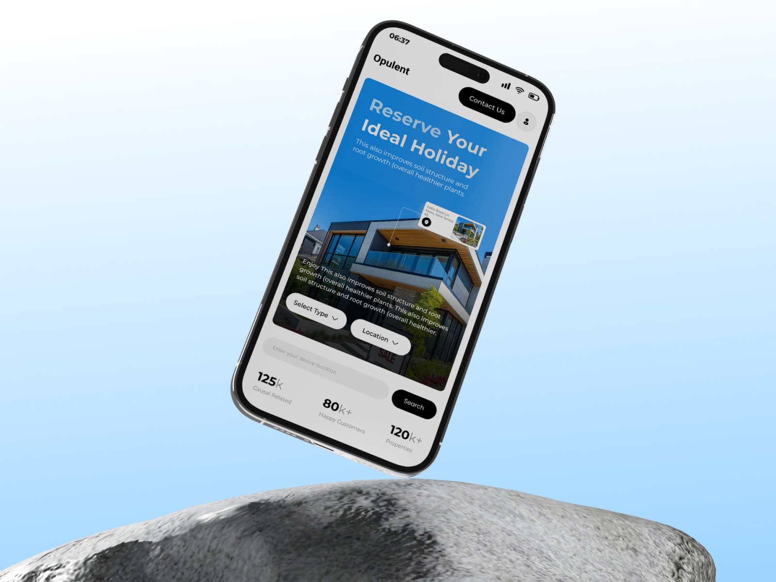 Example of Real Estate Agency Website Design