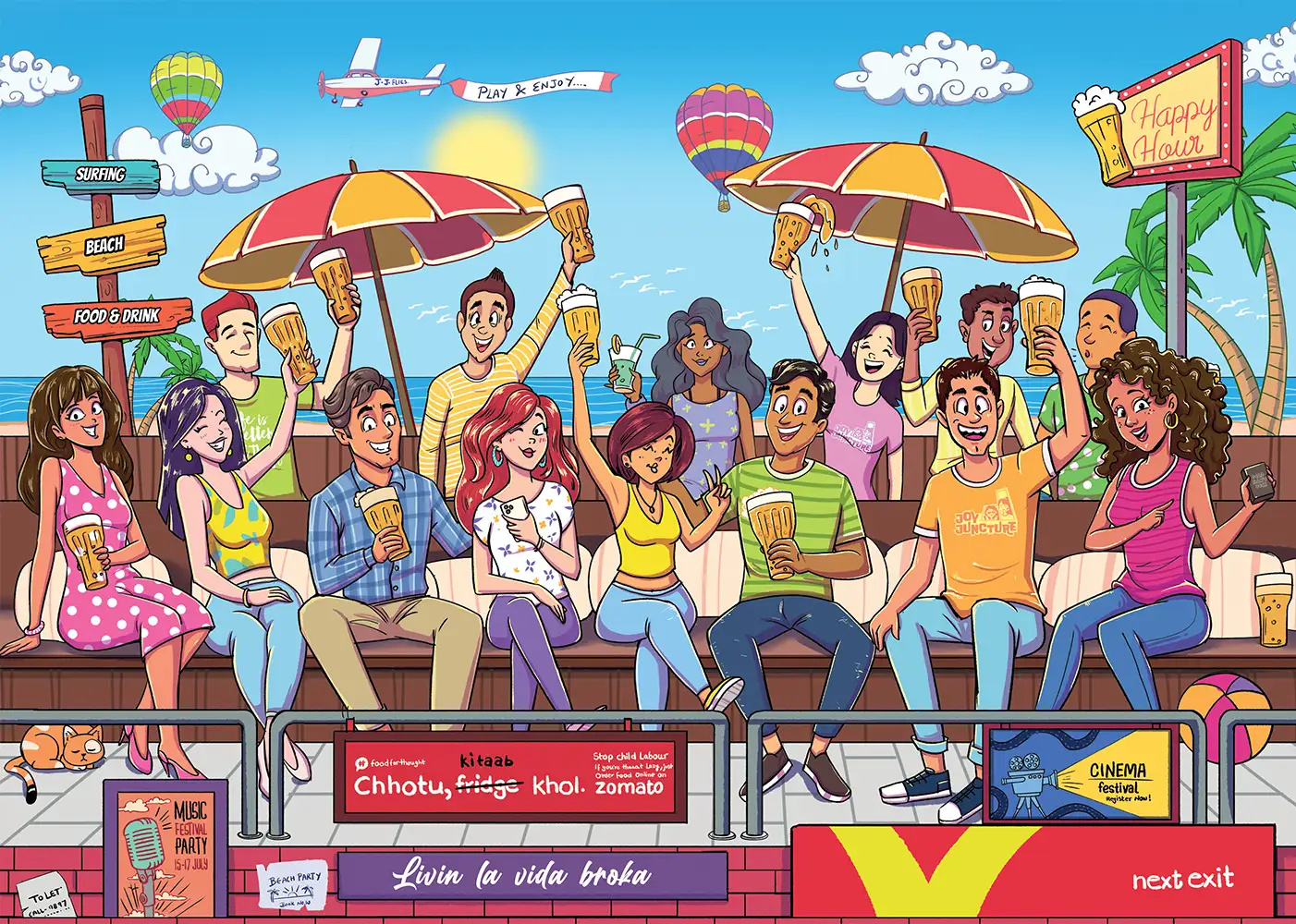 Table Top Game Illustration- Party time character design character designer character illustration custom illustration digital illustrator illustration people illustration table top games