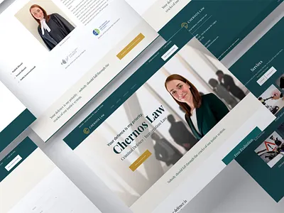 Legal UI Exploration – Chernos Law attorney business website corporate law design inspiration employment law graphic design homepage design landing page law firm lawyer legal services legal website minimal design ui design user experience user interface ux design visual design web design website design