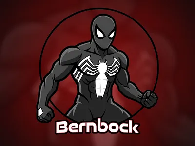 Black Suit Spider-man Mascot Logo Design artwork character character design design digital art graphic design illustration logo logo design mascot mascot logo mascot logo design spider man spiderman
