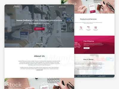 Manifest Pharmacy web design web design webdesign website website design