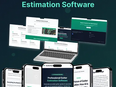 Estimation Software Design Inspiration ai automation casestudy constructiontech dashboarddesign designinspiration dribbble productdesign saasdesign startupdesign uiux uxdesign webdesign