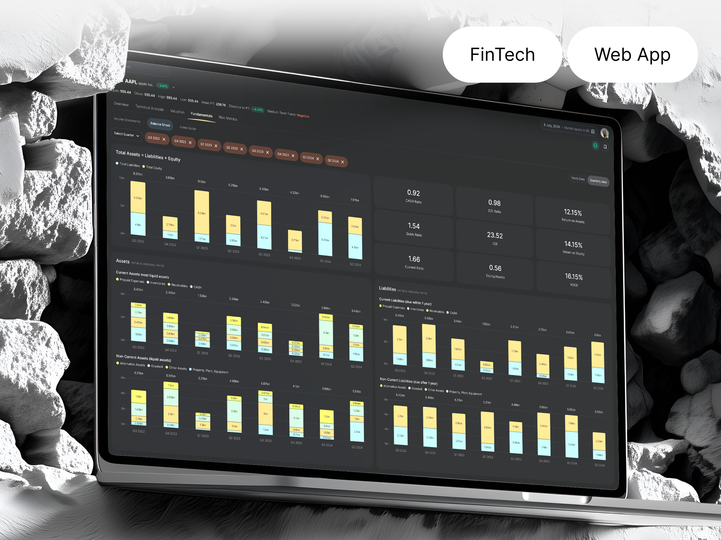 Signal Sigma – Investment Research Platform branding design fintech illustration logo saas ui ux web website