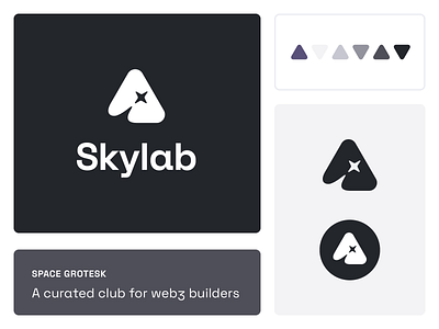 Skylab Branding brand crypto identity logo mark nasa rocket space star symbol web3