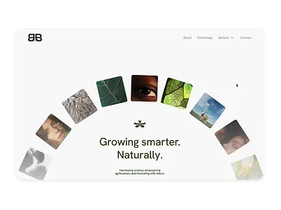 beBio - Biotech brand and website animation biotech branding entry animation healthcare hero hover identity interaction landing landing page menu ui viewport web design