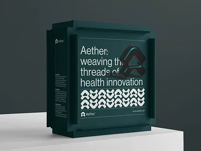 Aether branding concept box branding corporate design download glued poster graphic design identity logo mockup mockups premium psd stationery studio studio branding template typography wall