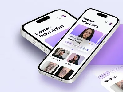 Tattoo Design App Development (AR Try-On) app design app interfaces ar app ar app design design mobile app minimalist ui mobile app design mobile ui design modern app ui tattoo app tattoo booking app tattoo design tattoo designer tattoo shop tattoos ui design ui ux ui ux design ux design vr app