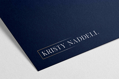 Luxury Real Estate Agent Letter K Logo Design for Kristy Naddel agent brand identity branding design elegant gold kristy logo logo designer luxury minimal minimalist professional real estate realtor simple timeless