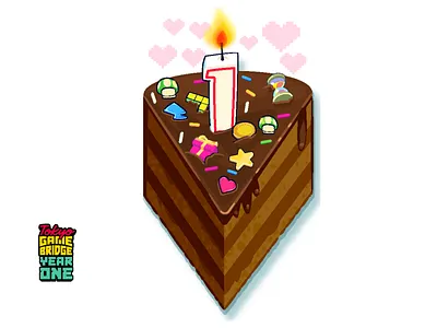 Tokyo Game Bridge 1st Anniversary adobe illustrator branding design game art illustrator lettering vector vector art