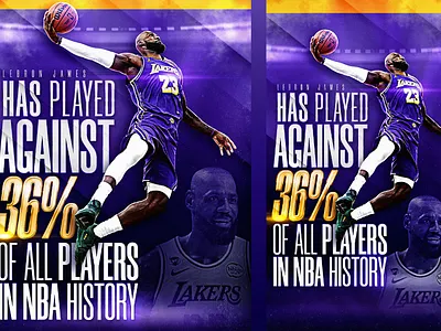LeBron James - Wild Stat adobe adobe photoshop basketball creative graphic design lakers layout lebron lebron james nba photoshop sports typography