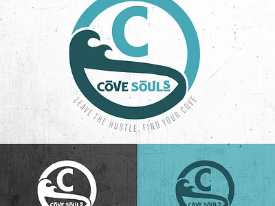 Logo design chipdavid cove dogwings icon logo vector