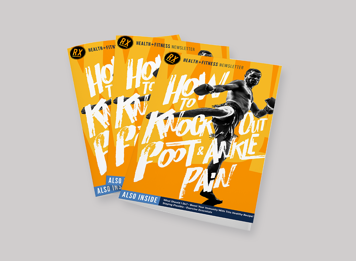 Kickboxing Patient Newsletter advertising branding brochure catalog design digital art direct mail fitness graphic design health layout layout design marketing newsletter publication sports sports design sports graphic wrestling