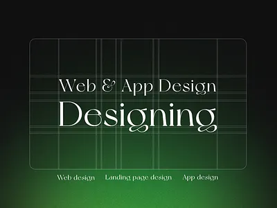 Web & App Designing graphic design ui web design