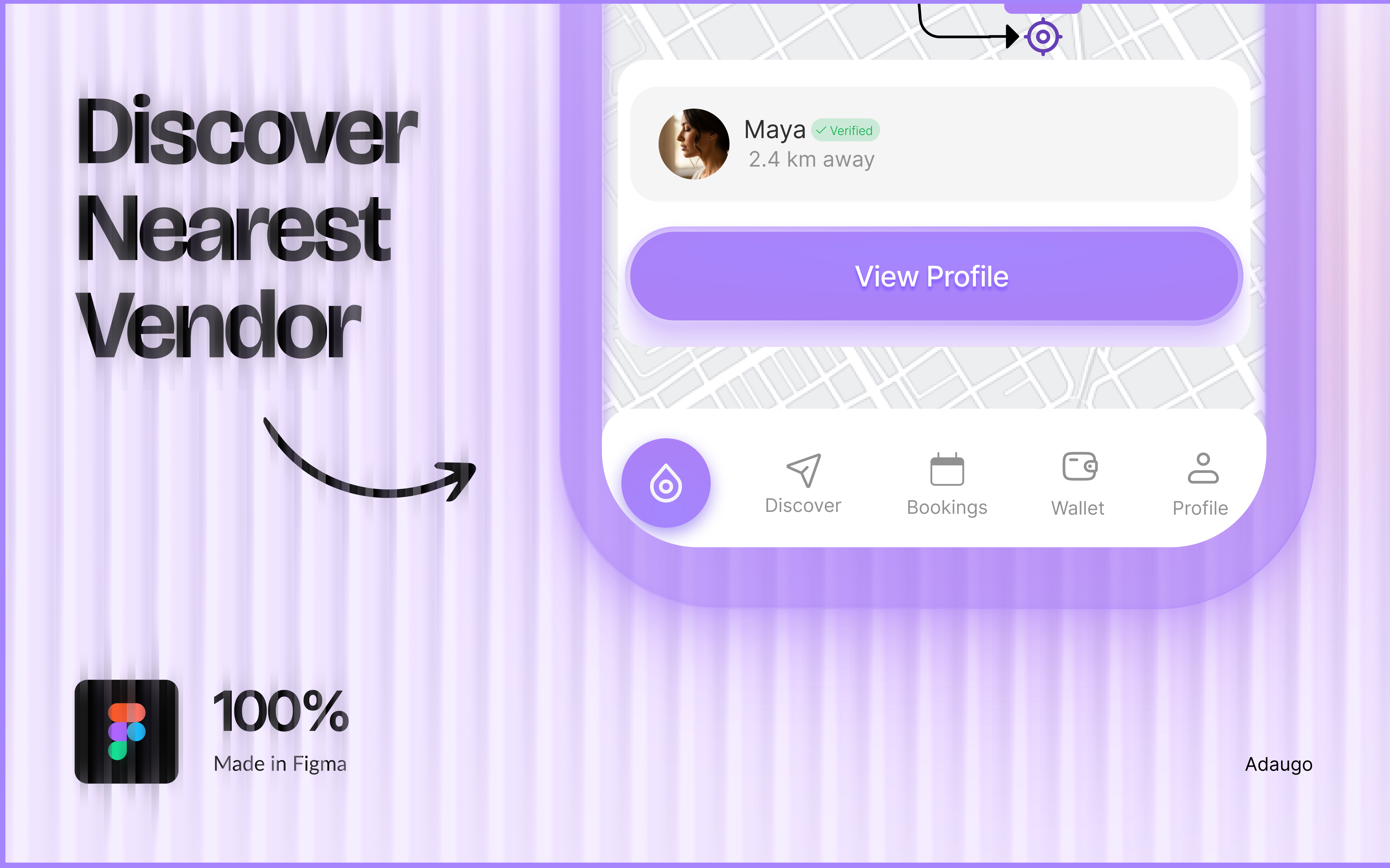 Vendor Discovery Mobile App Design design logo typography ui uiux ux