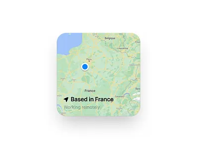 Location Tracker Widget apple widget bento bento location bento location widget dailyui figma graphic design location location tracker location tracker widget square square location tracker ui ui design ux design uxdesign widget