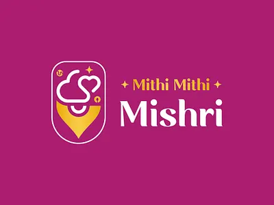Mishri Cafe - Logo Design animation brandidentitydesign branding brandingstudio creativelogo design dribbbleshot foodbranding graphic design icondesign logo logodesign luxuryaesthetic minimallogo modernlogo motion graphics packagingdesign sweetbrand typography
