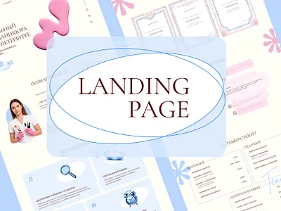 Landing page | The manicure master color landing page typography ui ux web design