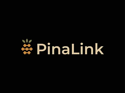 pinalink ai ai logo data data logo link logo design nodes pineapple pineapple logo smart logo