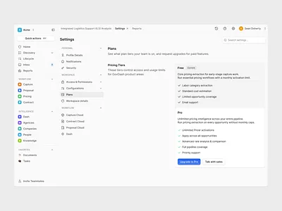 Unlock to Pro app product design settings shadcn shadcnui