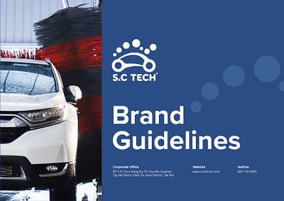 SC TECH - Brand Guideline brandguideline branding graphic design