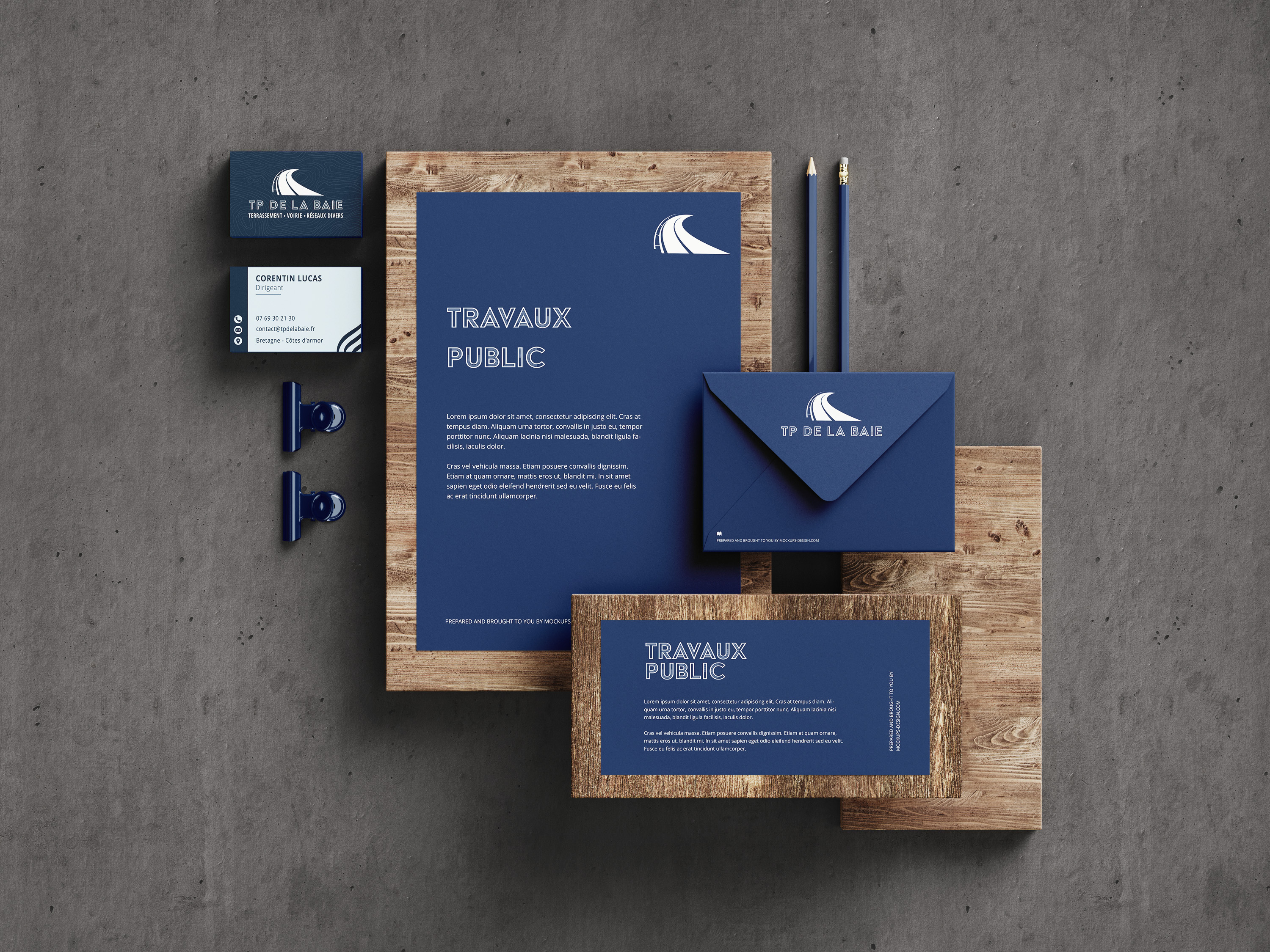 Brand Identity Design – TP de la Baie (Public Works Company) brand design brand identity branding business clean construction corporate engineering graphic design identity infrastructure logo logo design minimal modern professional public works typography vector visual identity