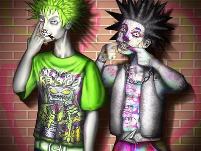 punk digitalart art artist digitalart art digitaldrawing graphic design illustration