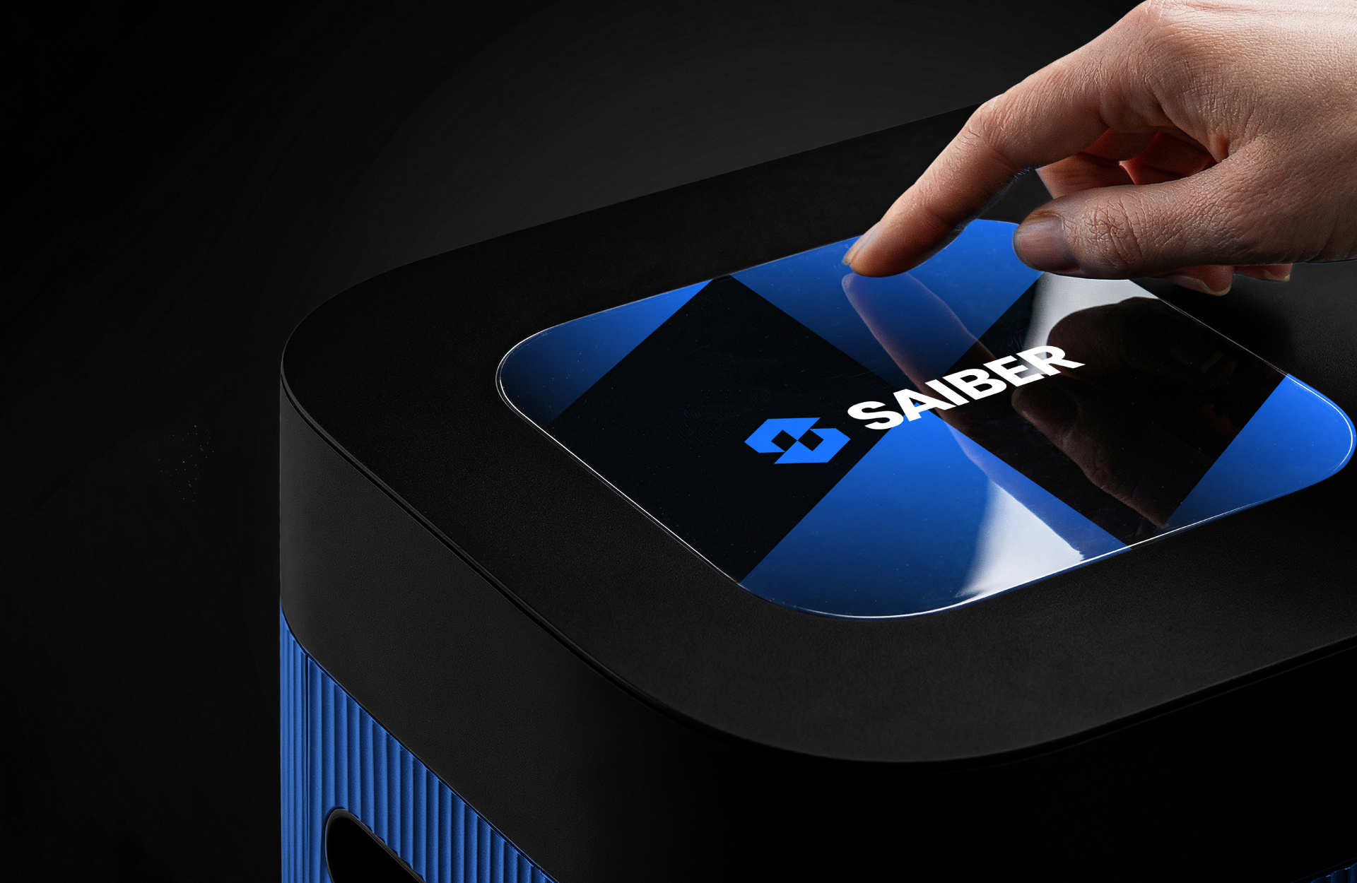 Saiber - AI Powered digital agency agency ai blue brand identity branding clean collaboration design digital geometrical letter s logo modern pixel