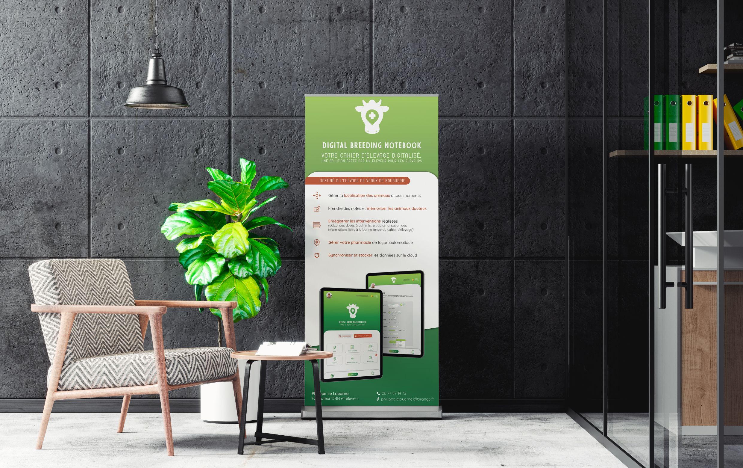 AgriTech Branding – Digital Breeding Notebook (DBN) agriculture agritech app design brand identity branding cow design digital farm green innovation livestock logo minimal product design startup technology typography ui visual identity