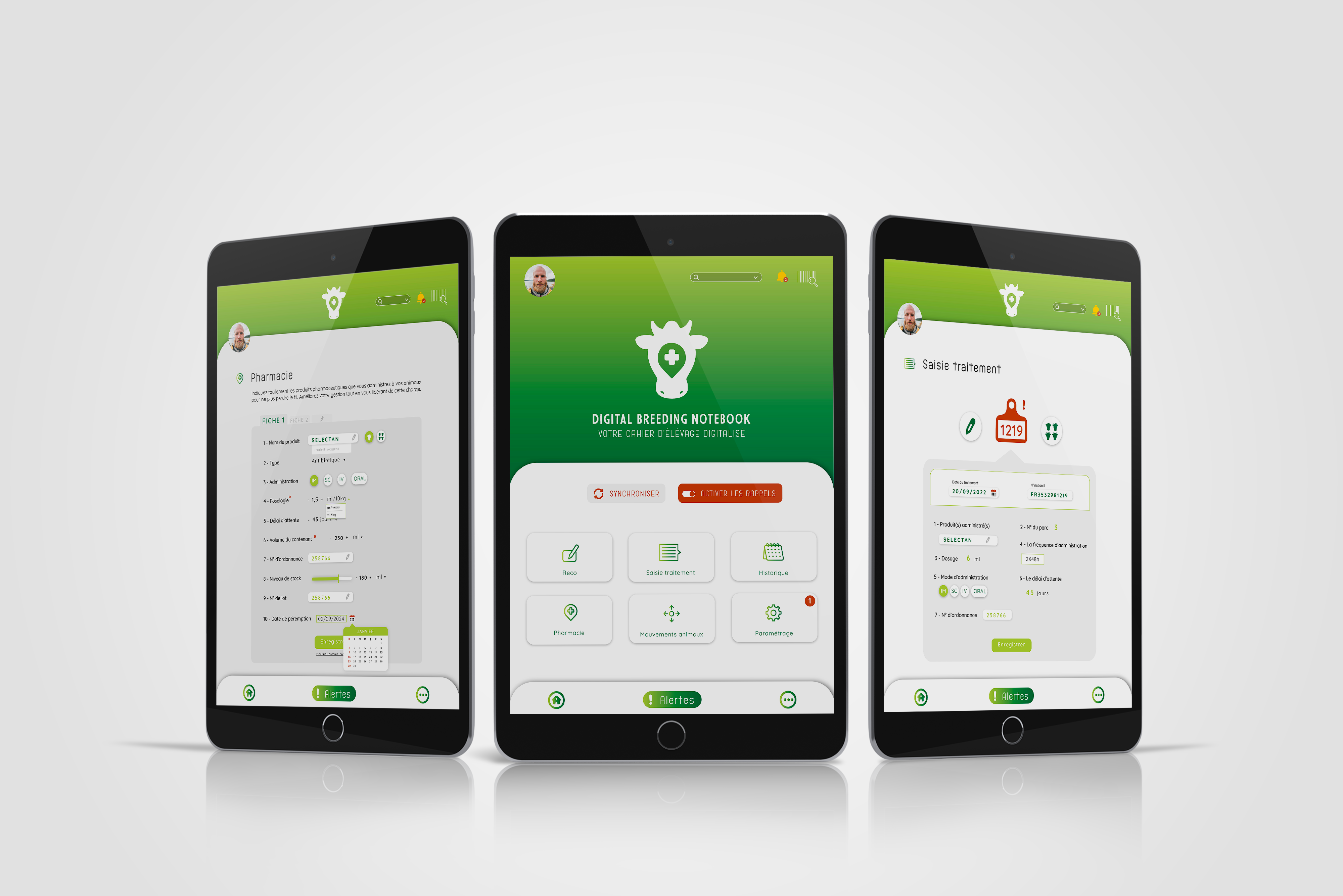 AgriTech Mobile App UI – Digital Breeding Notebook (DBN) agriculture agritech app design clean dashboard design digital farm interface livestock mobile app modern product design startup technology ui ui design user experience ux ux design