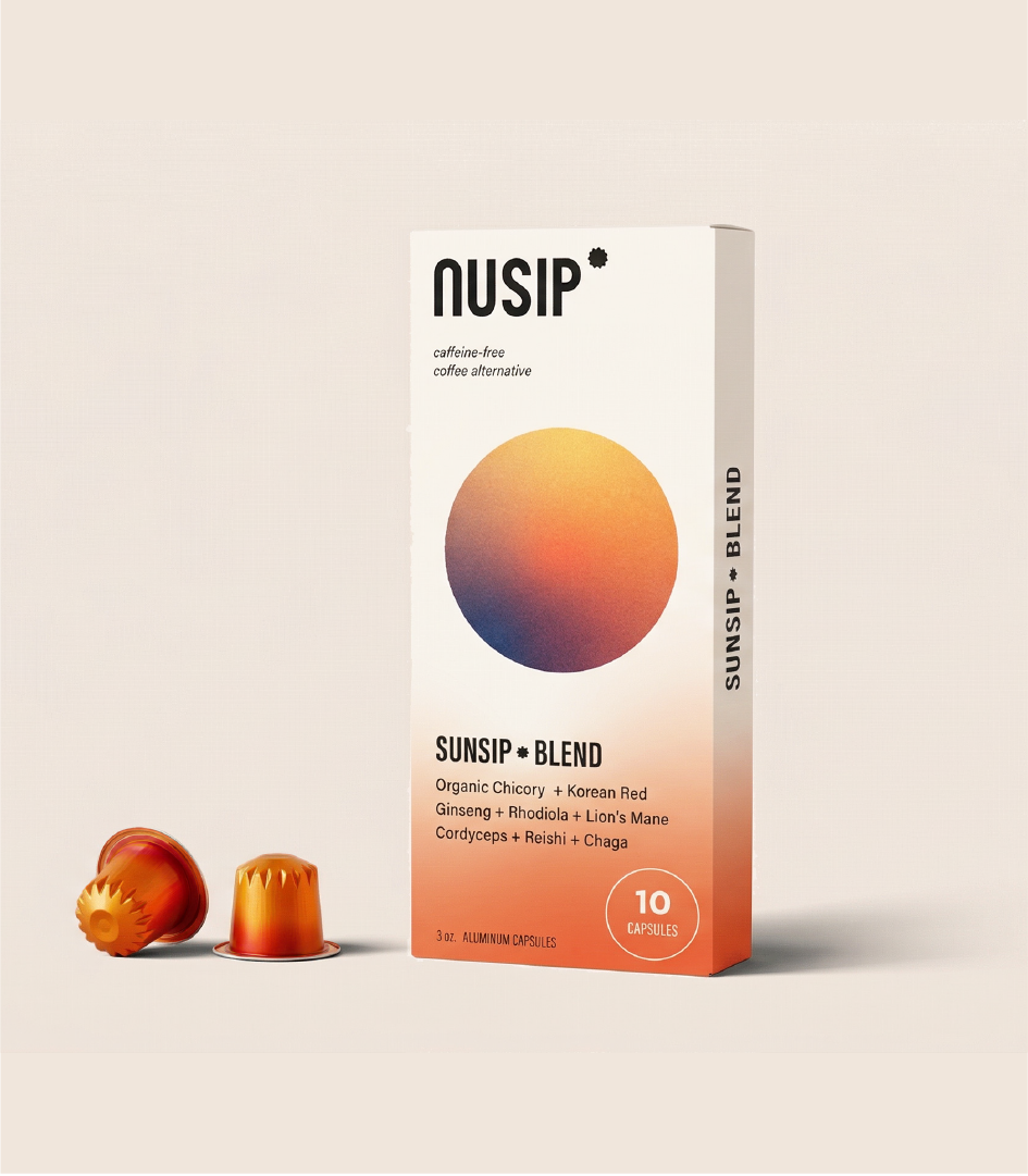 NUSIP Coffee branding coffee cpg fuctional packaging
