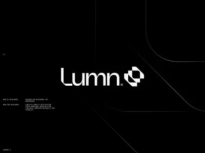 Lumn; Payment Orchestration Software Logo Design C3 [UNUSED] brand identity branding creative logo dark logo design developer logo logo logo design logo designer logo icon mark minimalism modern logo payment logo payment orchestration product logo saas software software logo symbol