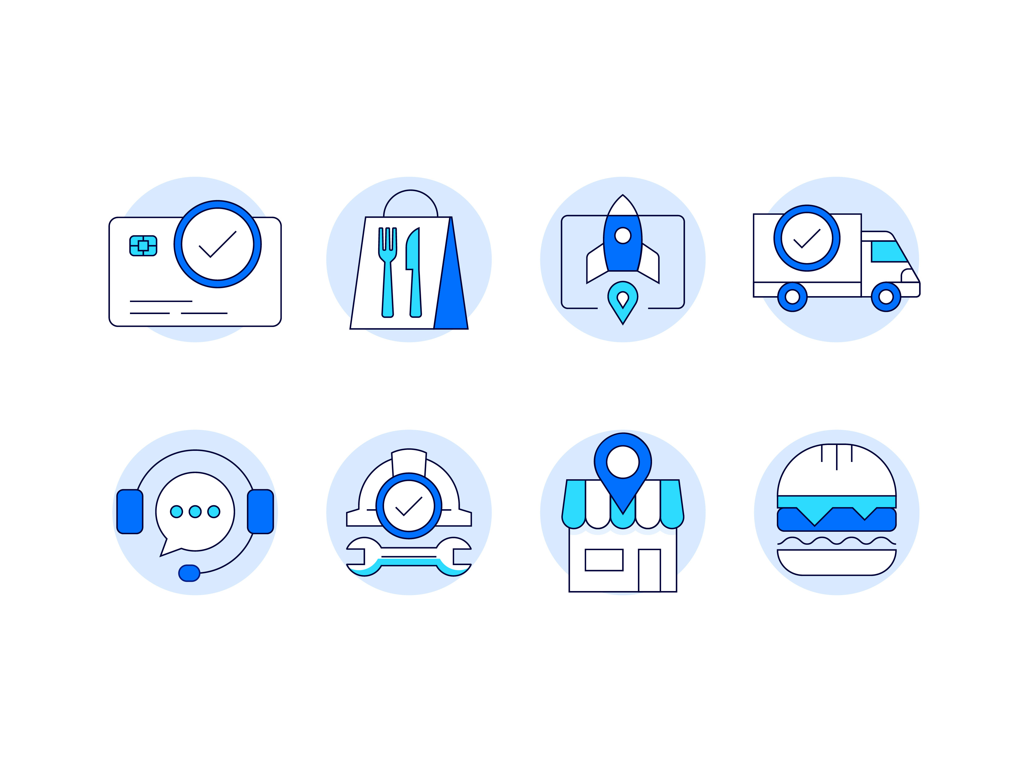 Example of Illustrated Icons