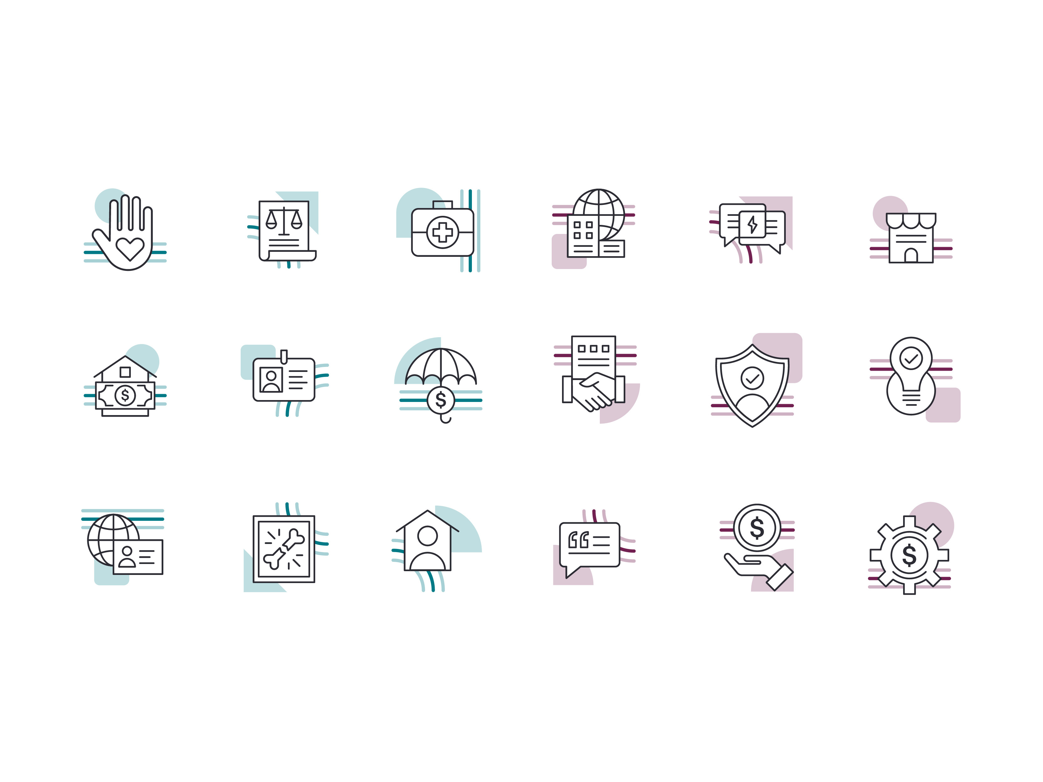 Example of Illustrated Icons