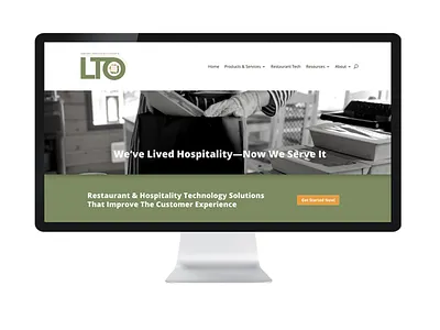 Hospitality Services Example branding graphic design logo ui