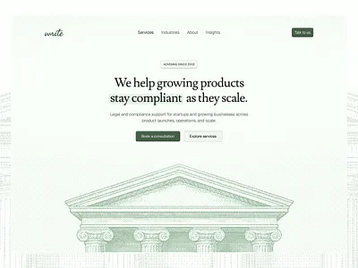 Law Firm Website Hero Design Concept design landingpage ui uidesign uiux