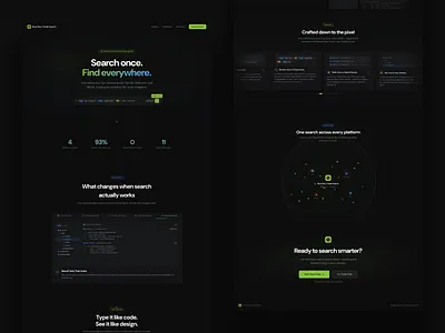 Code Search Landing Page Vibes