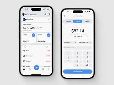 Money Management Mobile App app design graphic design mobile app uidesign uxdesign