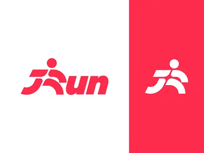 Run athletic logo brand identity branding creative logo exercise fitness lettering lettermark logo logo design logo designer logotype minimalist logo modern logo run run logo sports logo typography vector wordmark logo