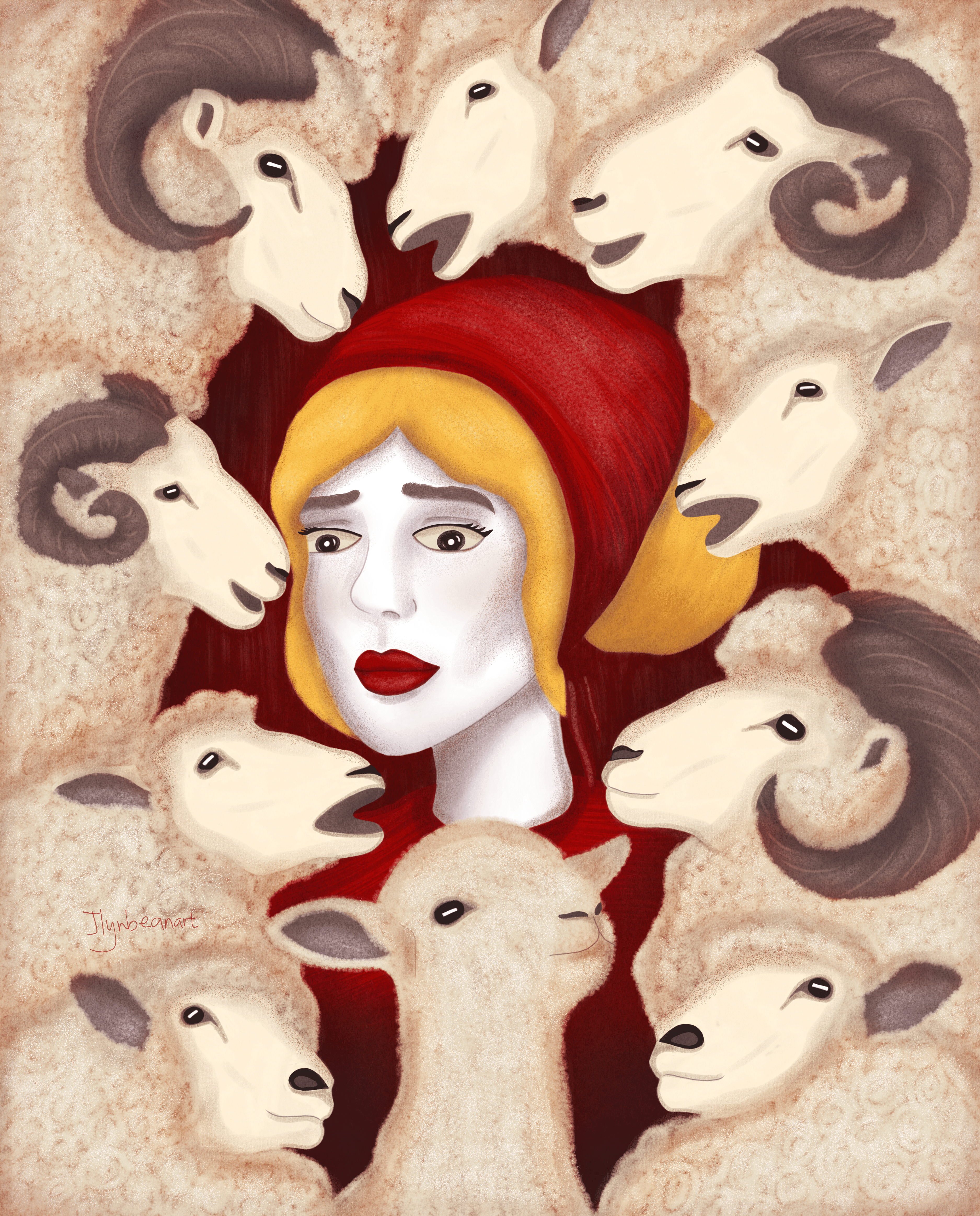 White Sheep - The Innocent article illustration book illustration conceptual illustration digital illustration editorial illustration illustration illustrator magazine illustration narrative illustration politics illustration