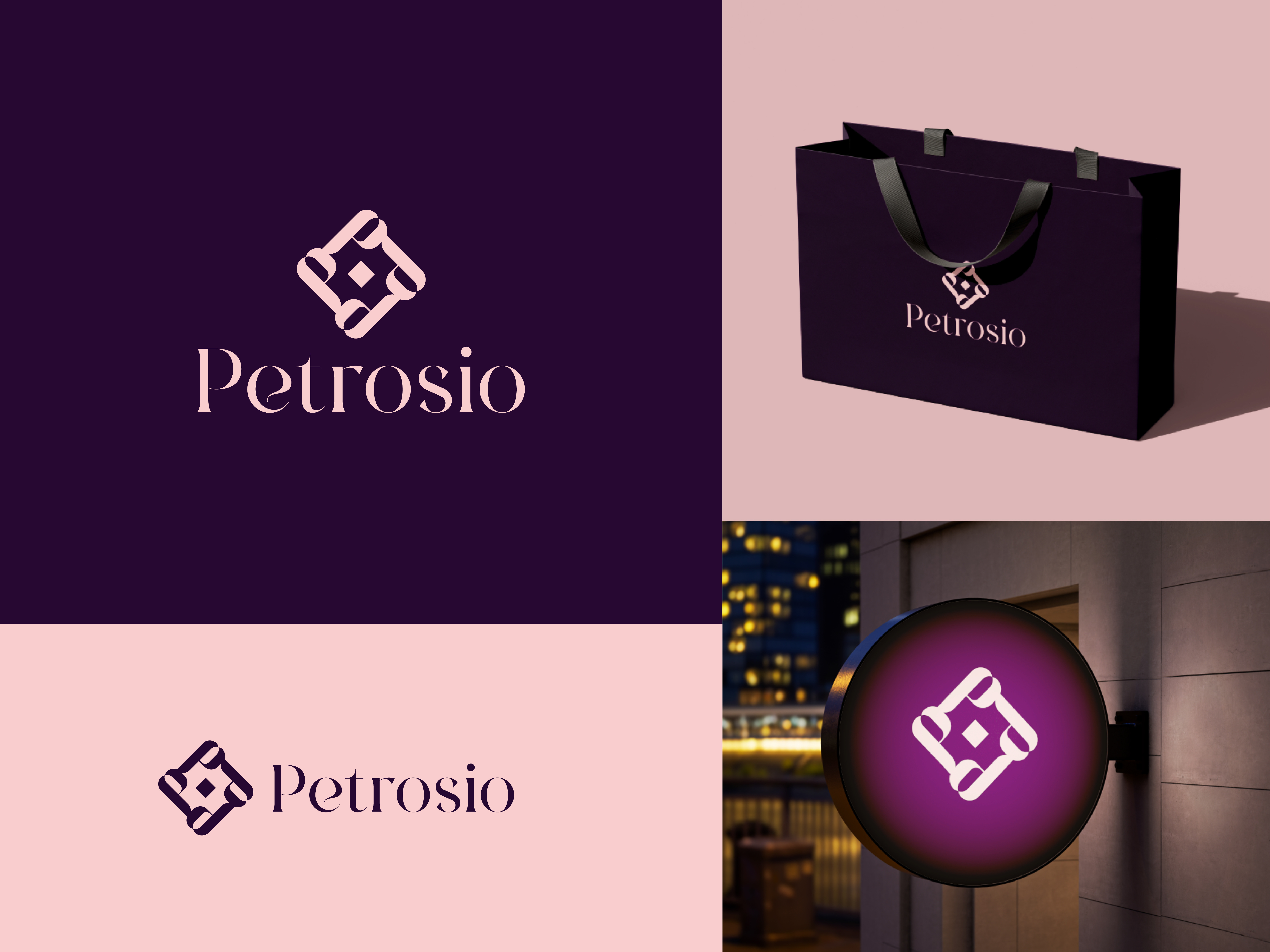 Example of Custom Monogram Logo for Premium Branding