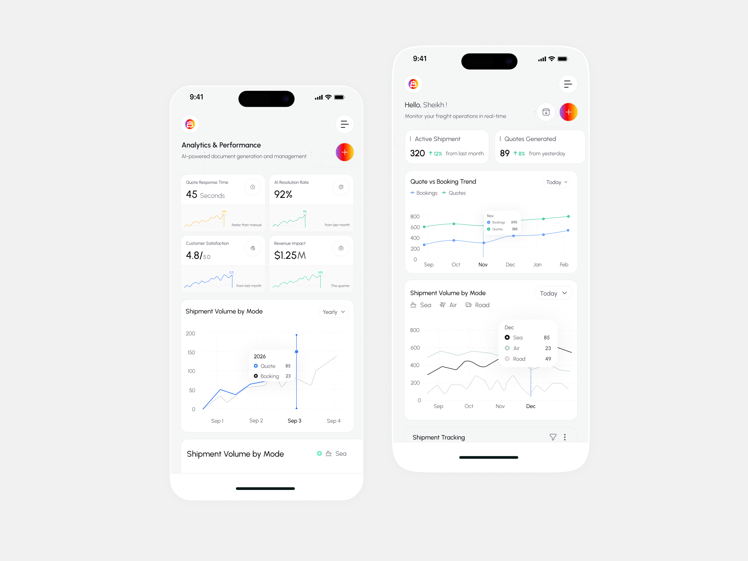 Example of Logistics Mobile App