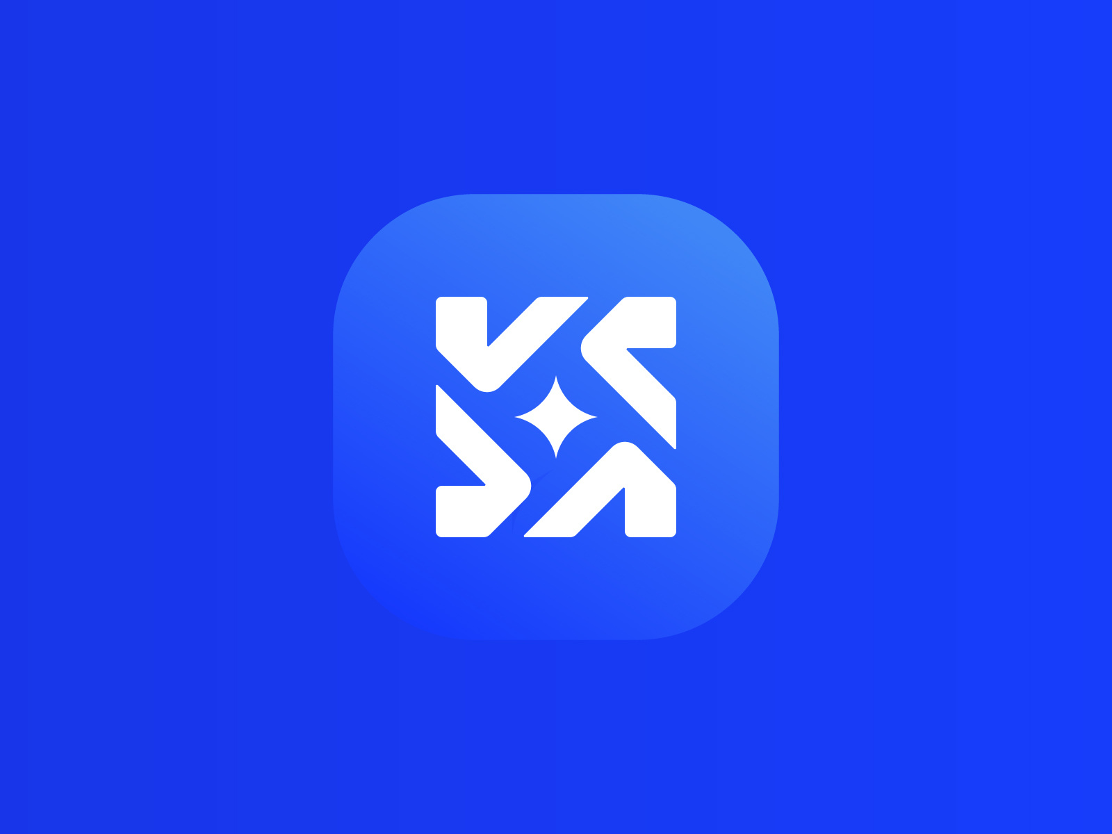 Checkmark + Star logo design concept, app icon ai branding checkmark geometric logo icon identity logo logo design logo designer manage minimalist modern logo productivity saas software symmetric icon sync task tech verified