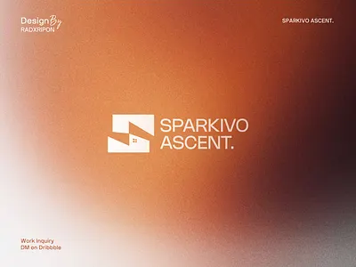 Sparkivo Ascent – Modern Real Estate Logo Design. ascent logo brand identity branding business card design creative logo dream home branding dribbble logo house logo logo logo design modern logo design orange branding property logo radxripon real estate branding real estate logo real estate visual identity social media branding spark logo typography design