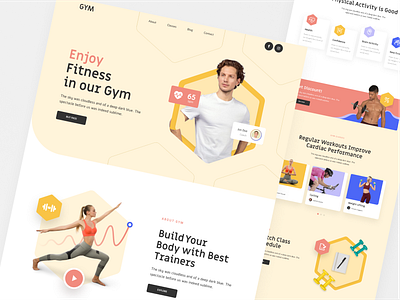 Fitness Website designs, themes, templates and downloadable graphic  elements on Dribbble