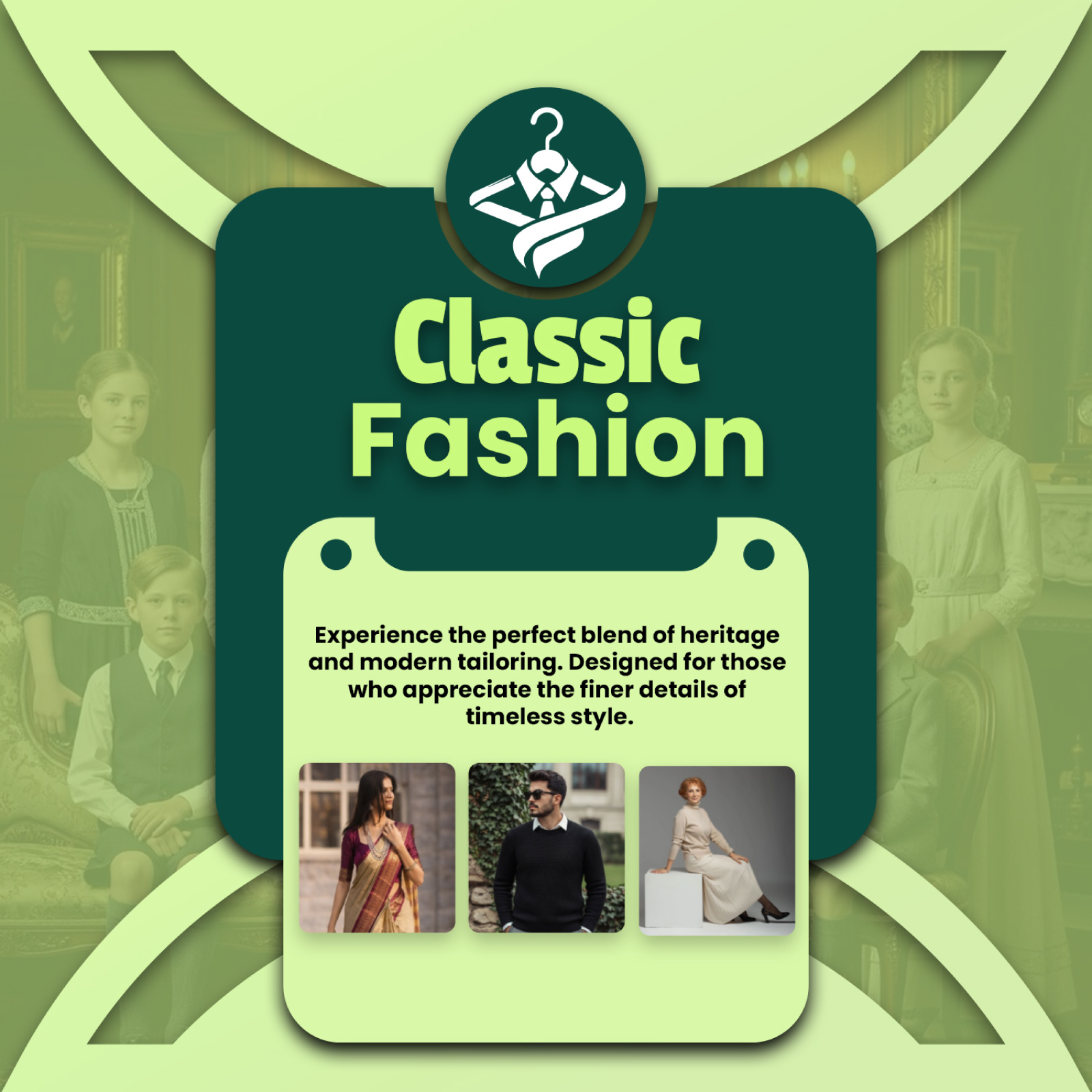 Refining the Art of Classic Branding. 👔 brandidentity branding creativeagency customdesign fashionbranding graphicdesign logo posterdesign socialmediadesign typography visualidentity