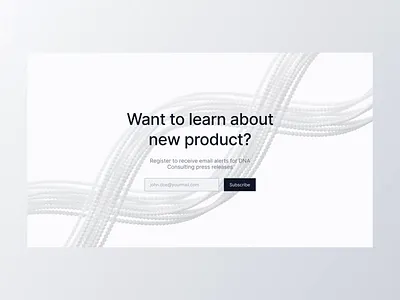 CTA Concept | 3D Animation 3d 3d animation 3d blender branding clean cta section dna motion design motion graphics newsletter professional subscribe ui ui design ux design web design white