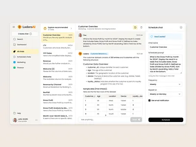 UX/UI Product Design for AI-Powered B2B SaaS ai b2b saas saas design uxui web app