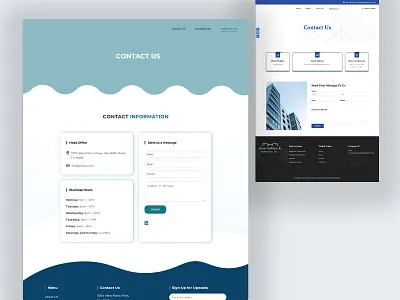Contact Page Designs :) branding creative design design graphic design illustration ui vector web design website design